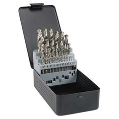 Saber - Saber 25 Piece Bright HSS Jobber Drill Set in Metal Case | 8002-M3M