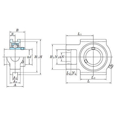 Finer Power Transmissions - Bearing FYH Take-Up Housing | T213/FYH