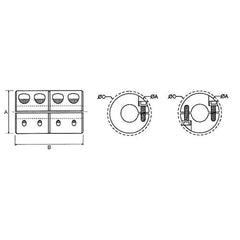Finer Power Transmissions - Rigid Coupling Split 1pc Clamp Type 1-1/4 | CLX-20-20