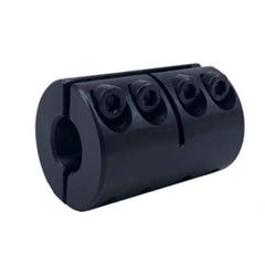 Finer Power Transmissions - Rigid Coupling Split 2pc Clamp Type 8mm - Steel Black Oxide | MSPX-8-8