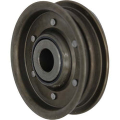 Idler Pulley Flat Flanged Aetna 3-7/16" OD x 1/2" ID x 1" Wide | AG2354-AS
