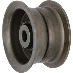 Idler Pulley Flat Flanged Aetna 4 Inch OD x 1/2" ID x 1-8" Wide | AG2413-A