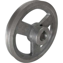 Aluminium V-Belt Pulley 12" PCD 1 Groove B Section 5/8" Bore | 12-1B-5/8