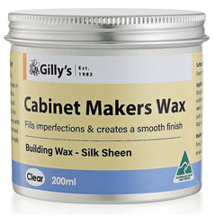 Gillys - Cabinet Makers Wax Clear 200mL | CAB6X200MLCL