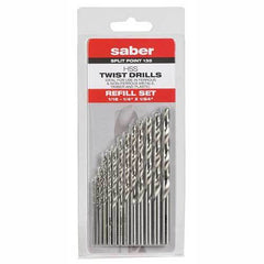 Saber - 13 Piece Bright HSS Jobber Refill Set | 8003-F1S