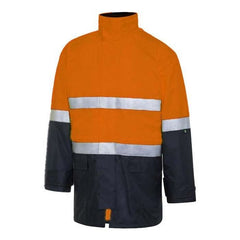 Worksense - WS Jacket 2T H Taped Thomo Recycled Poly Oxf Orange/Navy Size Large | WS9686580ONE00L