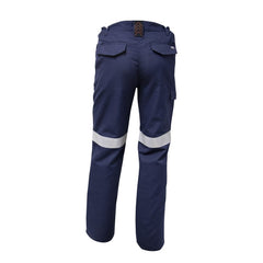 Worksense - Pant Boomerang CW008332F Taped Utility PPE2 FR Ladies Navy Size 10 | CWL08332FNNW010
