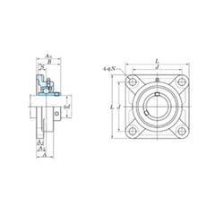 Bearing FYH Heavy 4-Bolt Flange Housing | F328/FYH