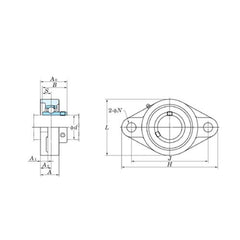 Bearing FYH Heavy 2-Bolt Flange Housing | FL318/FYH