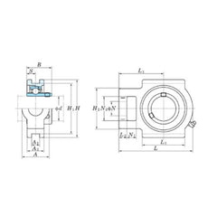Finer Power Transmissions - Bearing FYH Heavy Take-Up Housing | T322/FYH