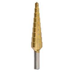 Saber - Saber 4 - 12mm HSS Straight Flute TiN Coated Step Drill | 8030-M1