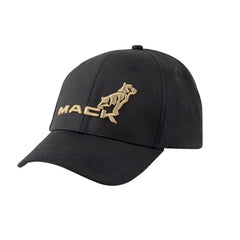Mack - Fitted Curved 6 Panel Cap W X- Pand Black One Size Fits All | MKFLX2402BB0000