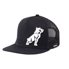 Mack - Flat Brim Dart Trucker Black One Size Fits All | MKFBM2401BB0000