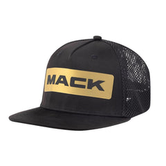 Mack - Flat Brim Dart Trucker W Fitted Closure Black One Size Fits All | MKFBX2401BB0000