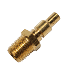 SP Air - Air Tool Fitting - Plug Male 1/4" Male Thread Jamec Style 2Pc Carded | A105-3C