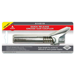 Alemlube - 1/8" Npt Quick Release Grease Gun Coupler - Total Length 135mm | A14519