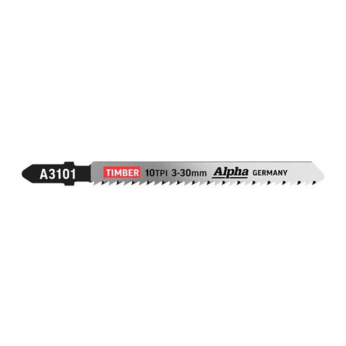 Alpha 75mm Jigsaw Blade 21 TPI HSS (x5)