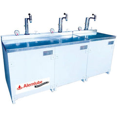 Alemlube - Triple Modular Bench Oil Tank With El Series Equipment | AA1500-3C-OTN-EL