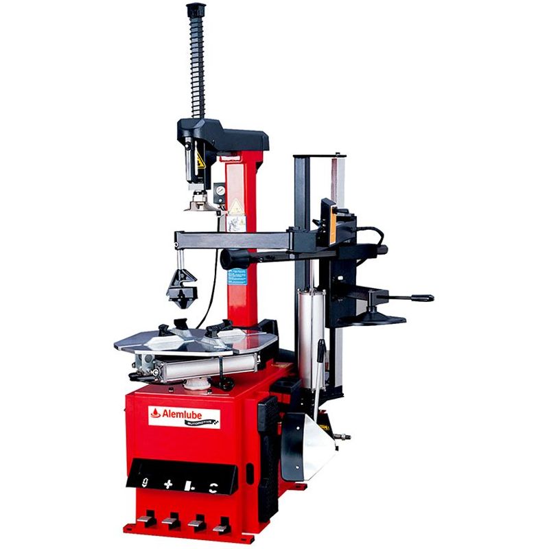 Alemlube - Automotive Automatic 24" Tyre Changer With Tilting Back Operation, Under Table Inflation And Helper Arm | AA226A