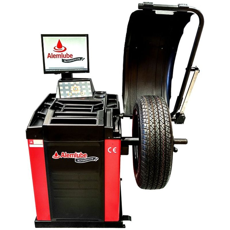 Alemlube - Automotive Wheel Balancer With Lcd Monitor & Laser Pointer | AA579