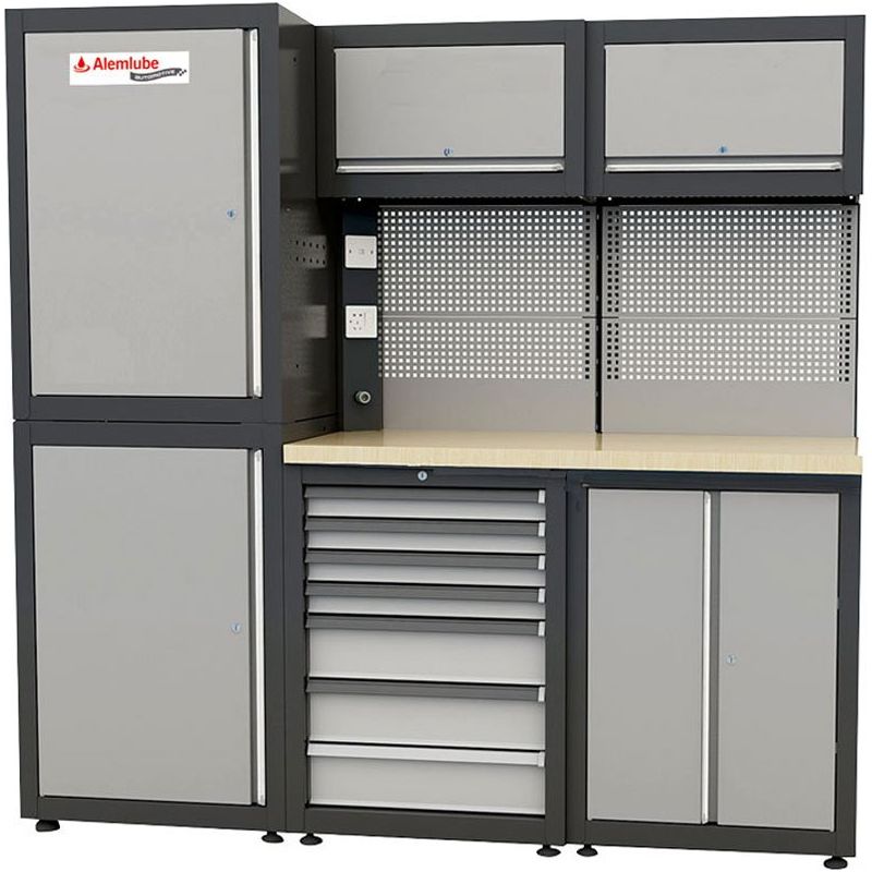 Alemlube - Automotive 3 Cabinet Workstation | AA777300