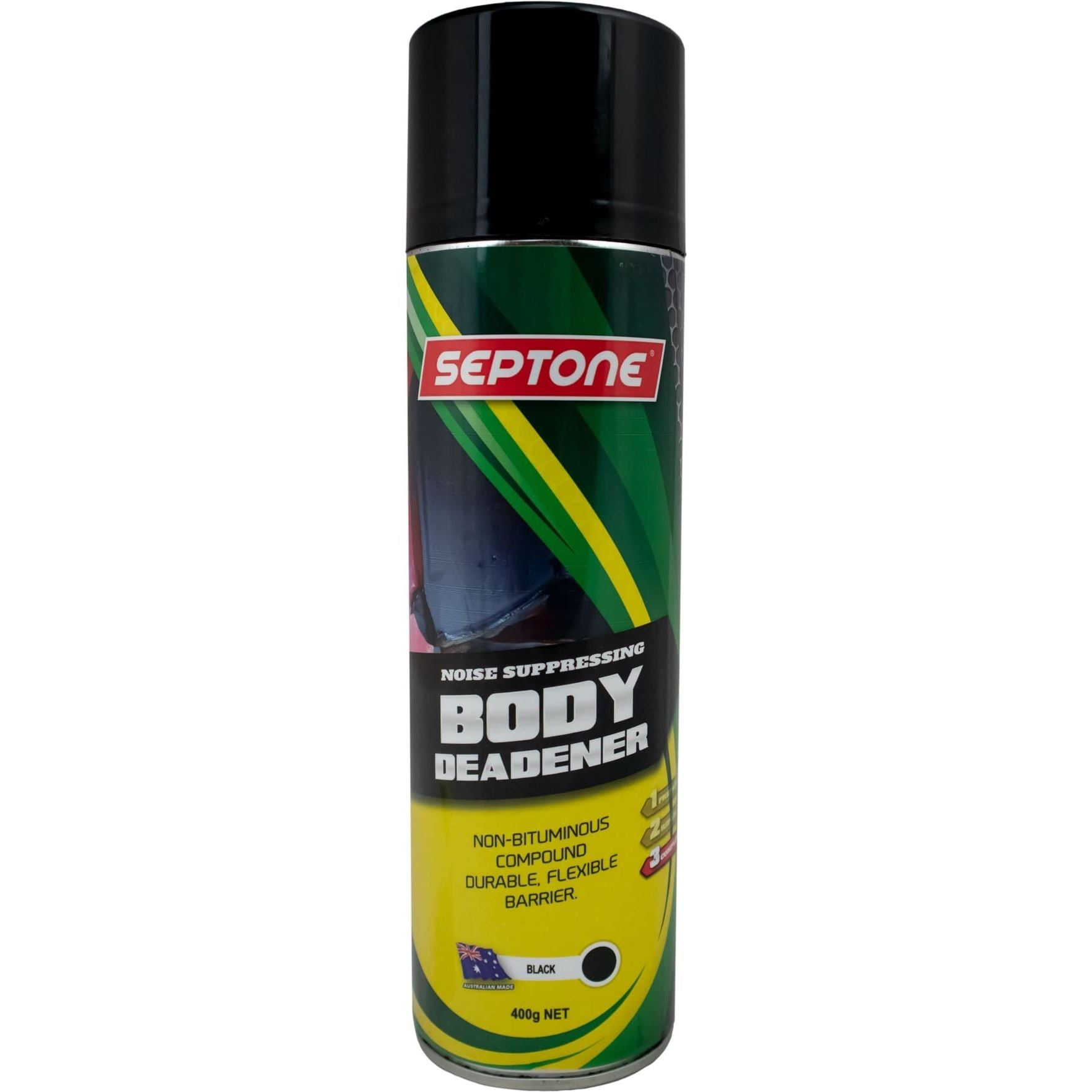 Septone - Body Deadener Aerosol Texturised Black 400g | AABD400