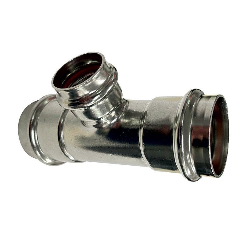 Alemlube - Alemlube Automotive Premium 304L Stainless Steel 28mm Red. Tee 42 | AAP-104-42-28