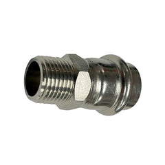 Alemlube - Alemlube Automotive Premium 304L Stainless Steel 1" Bspm X 28mm Adaptor | AAP-108-28xRp1