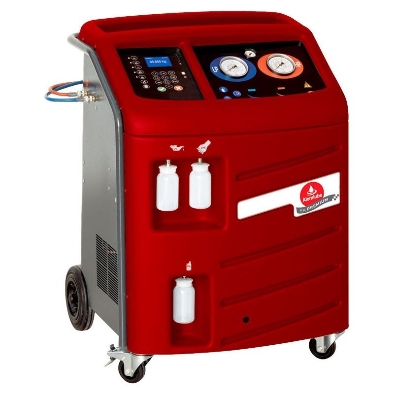 Alemlube - Automotive Premium Fully Automatic Air Conditioning Station – 20Kg Capacity | AAP2000