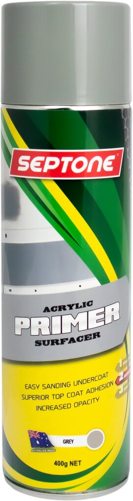 Septone - Acrylic Primer Surfacer Aerosol Grey 400g | AAPS400