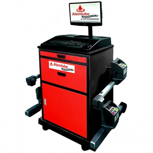 Alemlube - Automotive Premium Wheel Aligner –  8Ccd Sensors. Comes With Premium 3 Point Self Centering Wheel Clamps | AAPWA8CCD