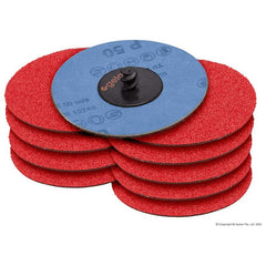 Geiger - Quick-Loc 75mm 120G Ceramic Sanding Disc (Pkt 10) | AB22013S120CP