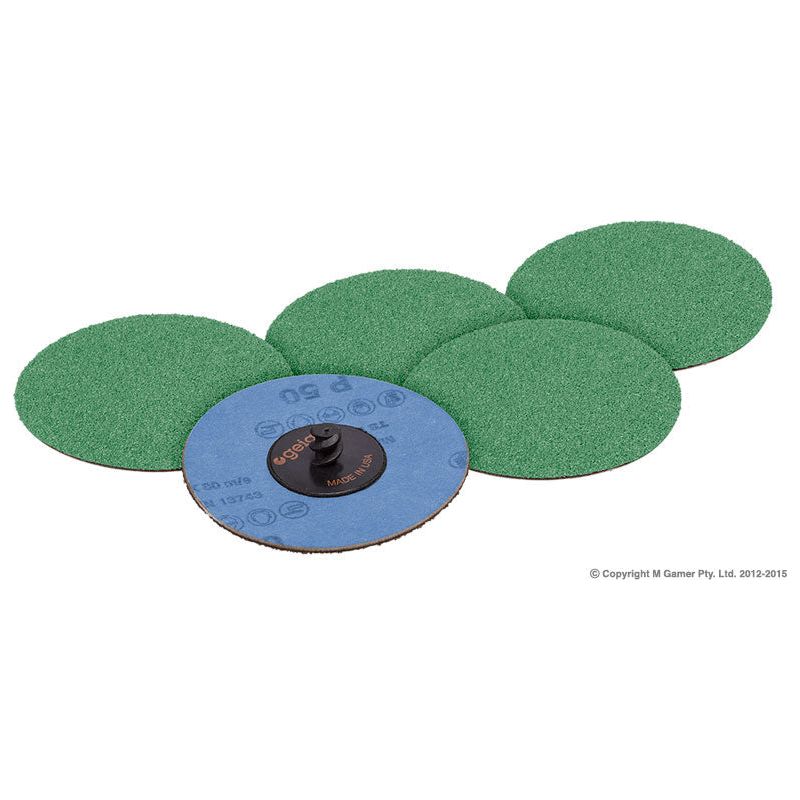 Geiger - 75mm Q/Lock Sanding Disc (Pack of 5) | AB22013S60