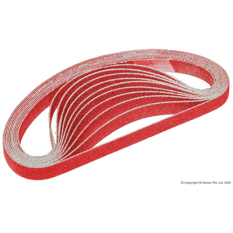 Geiger - 10mm x 330mm 80G Ceramic Sanding Belt (Pkt 10) | AB2700-80CP