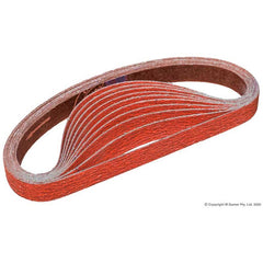Geiger - 20mm x 520mm 40G Ceramic Sanding Belt 10pk | AB2800-40CP