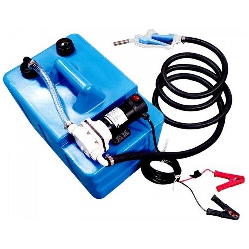 Alemlube - Adblue® 50L Poly Tank With Self-Priming 12V Pump & Manual Nozzle, 17L/Min | AB5017M