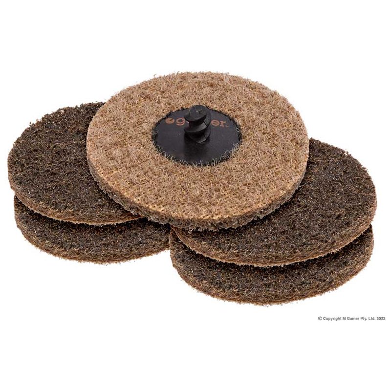 Geiger - 75mm Surface Conditioning Disc Brown (Pkt 5) | AB75BROWNP