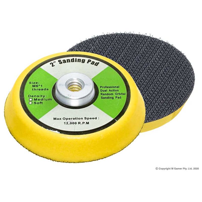 Geiger - 50mm Velcro Pad Female 6mm thread | ABCH-202-6N