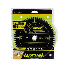 AustsawRaiderX Aluminium Multi Material Blade | 185mm x 20 x 64T