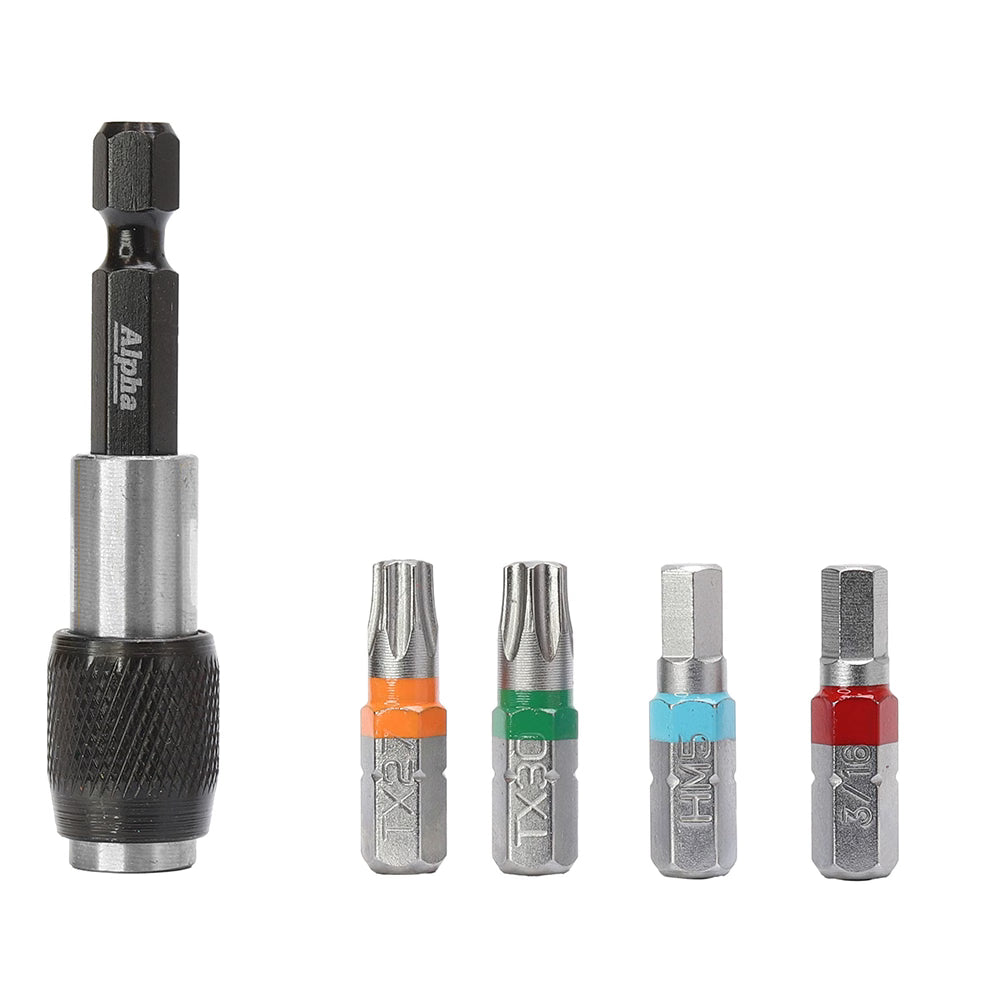 Alpha - 33 Pc Insert Bit Set Hex and Torx