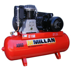 MCMillan - AB Series stationary 2-stage ABAC Italian build - max 145psi 7.5Hp, 415V | AB 60