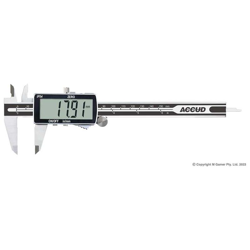 Accud - 150mm Dualscale Large Screen Digital Caliper | AC-106-006-11