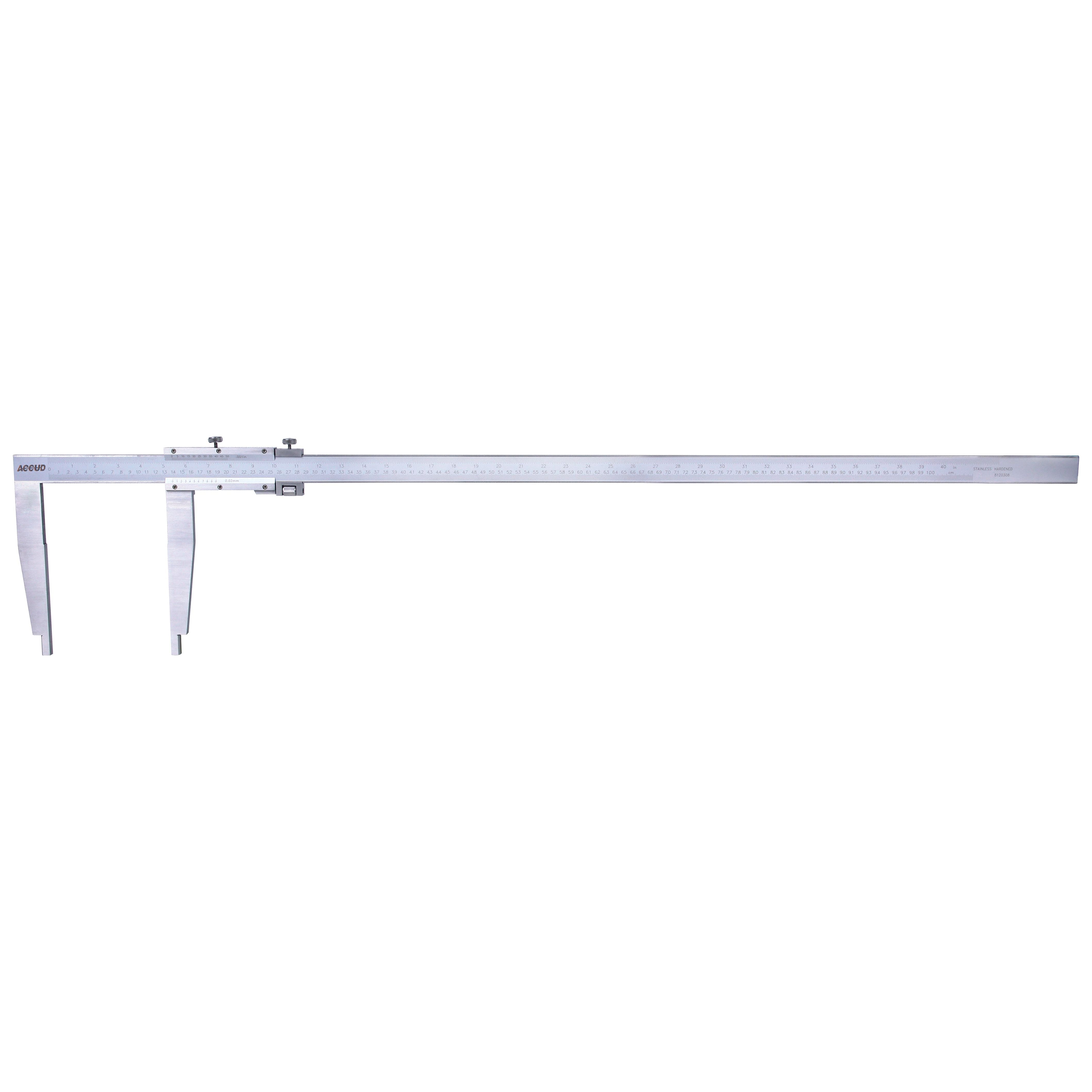 Accud - 0-300mm/0-12" Vernier Caliper, Long Jaw 90mm | AC-126-012-11
