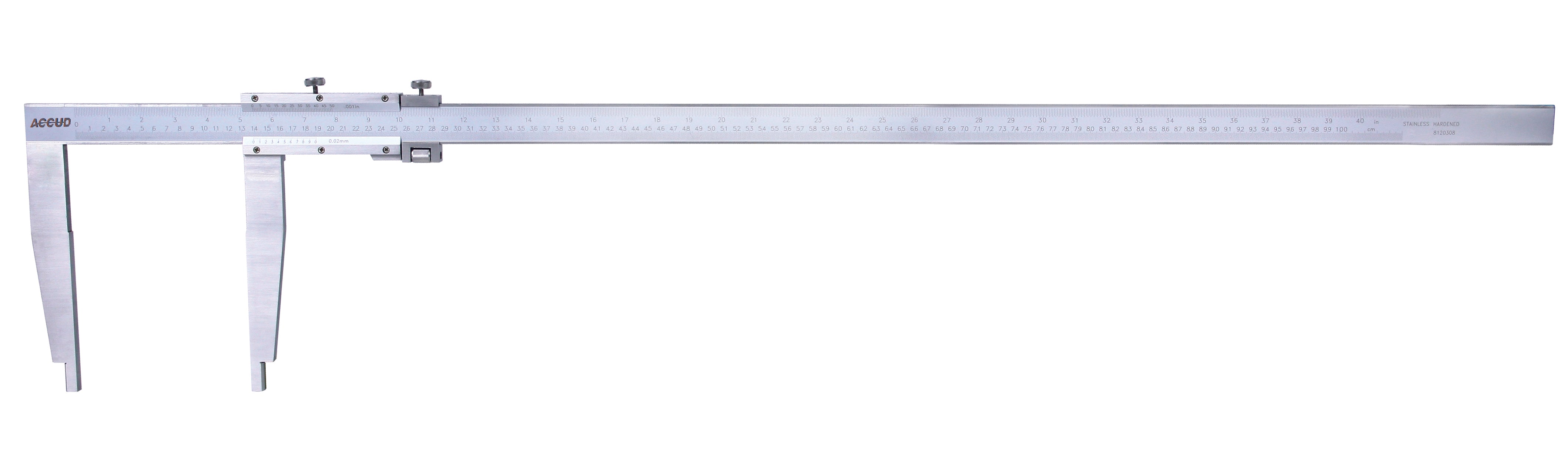 Accud - 0-300mm/0-12" Vernier Caliper 150mm Jaw Length | AC-126-012-12