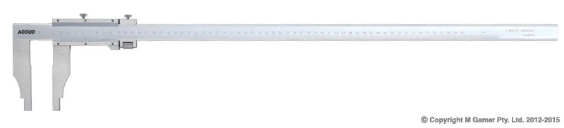 Accud - 0-1500mm/0-60" Vernier Caliper | AC-127-060-11