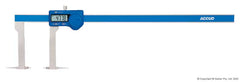 Accud - 0-300mm/0-12" Digital Caliper With Interchangeable Points | AC-149-012-21