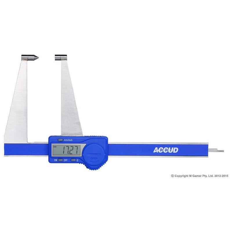 Accud - 0-125mm/0-5" Disc Brake Digital Caliper | AC-157-005-11