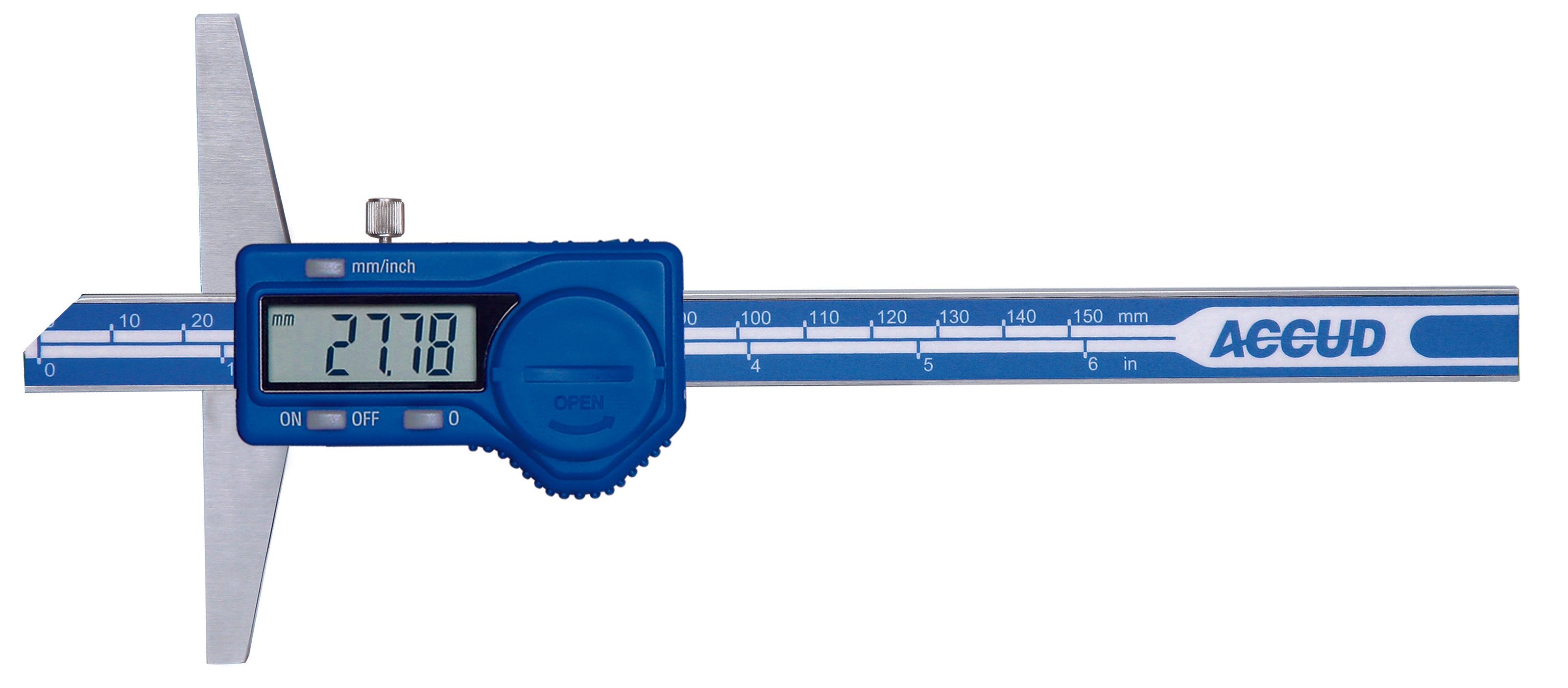 Accud - 0-500mm/0-20" Digital Depth Caliper | AC-171-020-11