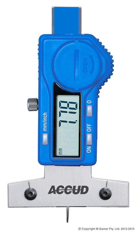 Accud - 0-25mm Digital Depth Caliper | AC-176-001-11