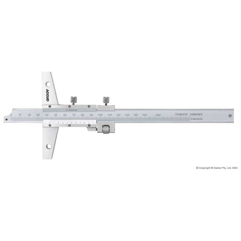 Accud - 0-150mm Vernier Depth Caliper | AC-178-006-11